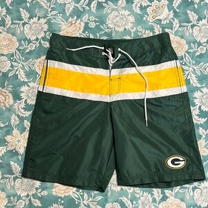 NFL Tram Apparel Green Bay Packers Swim Trunks